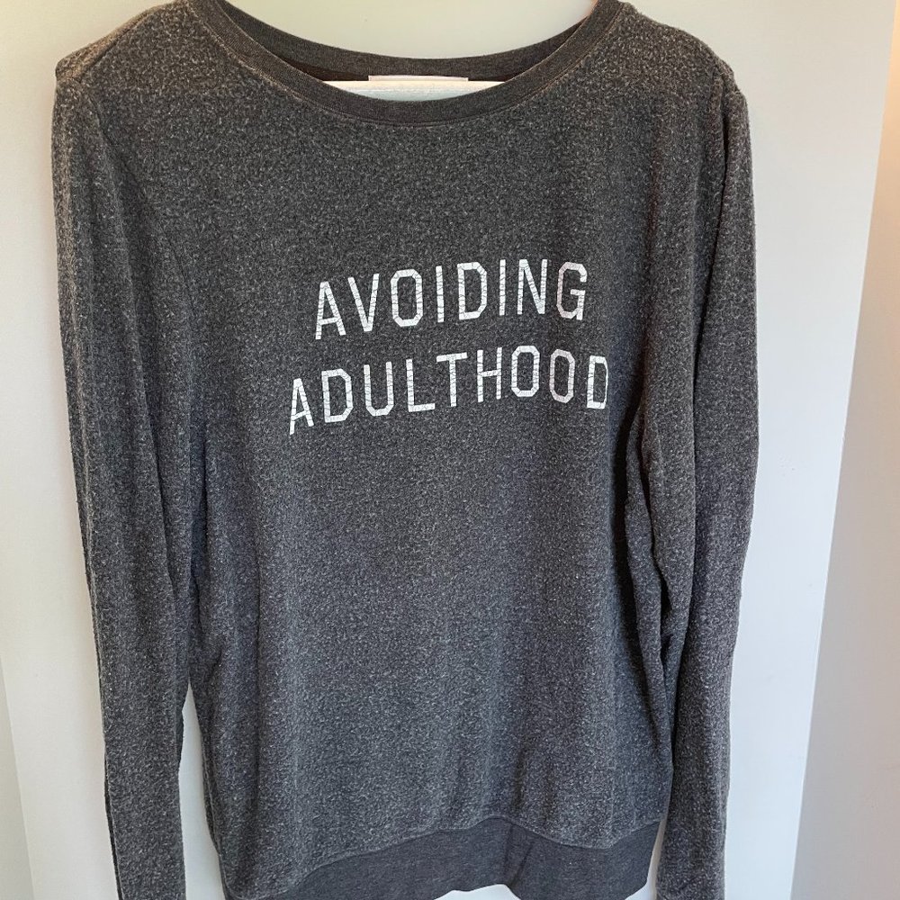 Wildfox Grey Sweatshirt Size S